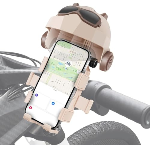 Telefonhållare för Cykel Justerbart Styrehjälmfäste | Scooter Mobilfäste Cykeltillbehör för motorcykel, elfordon, landsväg, mountainbikecykling, åkning, utomhusresor, tripper och