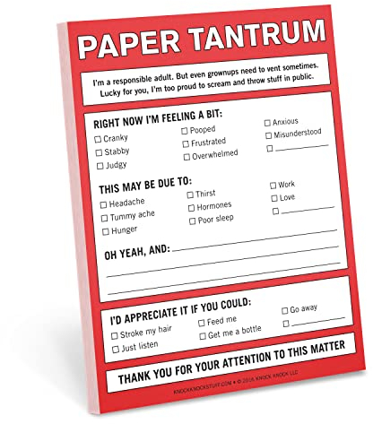 Knock Notizblock PAPER TANTRUM