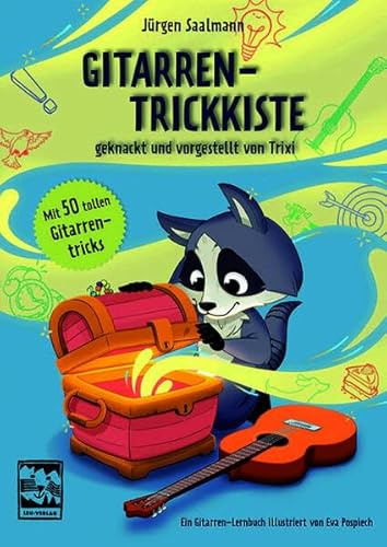 Gitarren-Trickkiste: Mit 50 tollen Gitarrentricks, geknackt und vorgestellt von Trxi. Ein Gitarren-Lernbuch illustriert von Eva Pospiech.