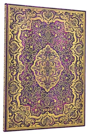 2026 Picaresque Grande 12-month Vertical Hardcover Flexi Dayplanner 2026 (Elastic Band Closure)