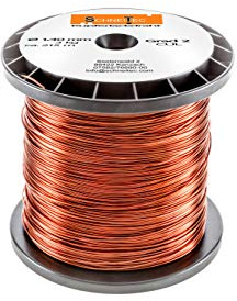 Kupferlackdraht W210 Ø 1,40 mm 3 kg, ca. 215m - CU Lackdraht Grad 2 CUL Kupferdraht Gewicht 3 Kilogramm Durchmesser 1,40 Millimeter Wickeldraht Kupfer Draht nach IEC 60317-13