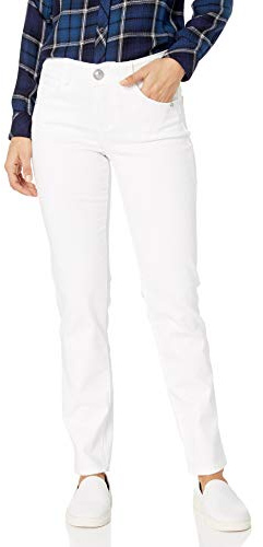 Democracy Damen Ab Solution Straight Leg Jeans, Optic White, 34