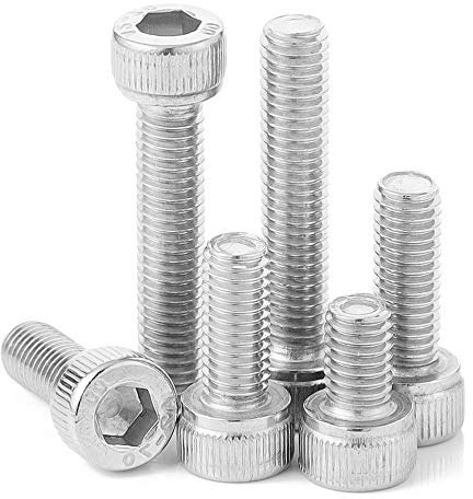 YINSONG M1.6*(3-16mm) Zylinderschrauben - Metrisch Bolzen Innensechskantschrauben Maschinenschraube Gewindeschrauben, M1.6 * 12mm(200pcs)