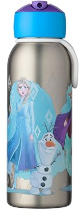 Mepal - Thermoflasche Flip-up Campus - Isolierte Trinkflaschen für Kinder - Edelstahl Thermosflasche - 4 Stunden heiß & 12 Stunden kalt - BPA-frei - 350 ml - Frozen 2