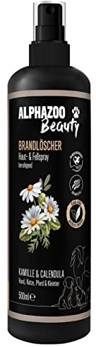 alphazoo Brandlöscher Anti Juckreiz Spray Hund 250ml – Pflegespray gegen Hautirritationen, Hot Spots & Trockenheit – Hautpflege für Hunde, lindert Juckreiz, beruhigt & regeneriert