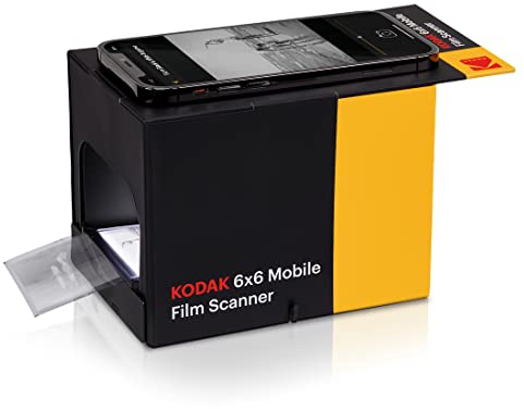 KODAK 6x6 Scanner mobile per pellicole, conversione e salvataggio di diapositive e negativi 6x6 [formati pellicola 120 e 220] sul tuo smartphone