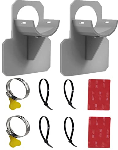 Pool Schlauchhalter, Pool Zubehör, Knickschutz Aus Kunststoff In Blau Für Intex Und Bestway (2 Stücke- Weiß)
