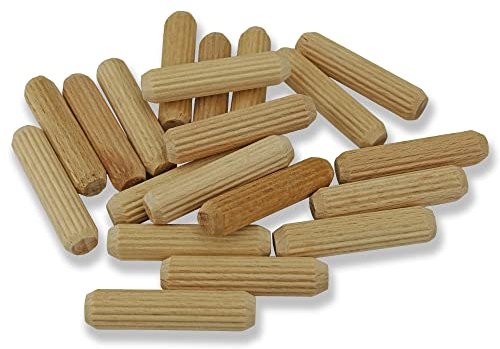 Mprofi MT® Tasselli in Legno di Faggio-10x35mm-Circa 140-150 Pezzi-Connessione tra Legni-Tasselli per Tabelle Invisibili-Ideali per Falegnami e Hobbisti Fai-da-te Nella Costruzione di Mobili