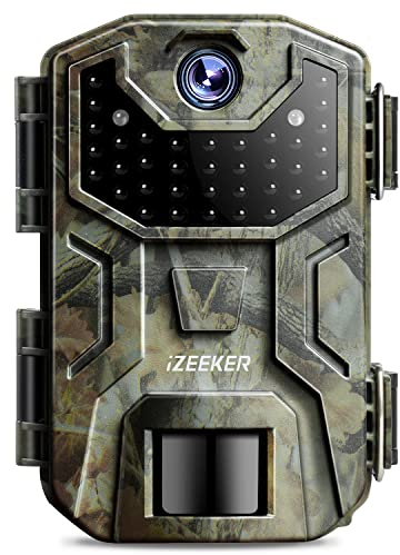 iZEEKER Caméra de Chasse, 2K 36MP HD Caméra Chasse avec 940nm IR LED No Glow Invisible, IP66 Étanche pour Observer la Faune et Surveiller la Sécurité à L'intérieur