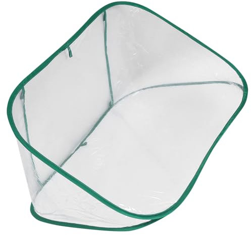 Levemolo Mini Serra Pieghevole in PVC, Struttura Triangolare per Piante Grasse e Piccole Piante, Facile da Installare per Balconi e Piccoli Giardini