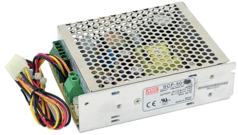 Mean Well SCP Fuente de alimentación conmutada de 50 W y 3,6 A SCP-50-12