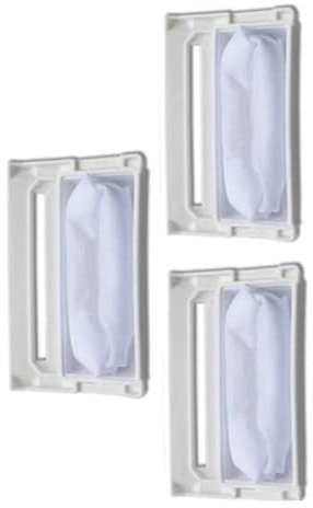 Sacchetto filtro per lavatrice Rete filtrante per filtro lanugine compatibile con lavatrice LG 3 pezzi sacchetto a rete per lanugine sacchetto filtro rondella filtro rondella filtri di ricambio p