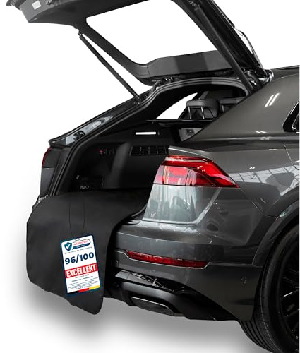 LIONSTRONG Protecteur Seuil de Coffre [Rembourré et Imperméable] – Tapis de Protection Universel Adapté des Petites Voitures aux SUV – Coffre Chiens Protection (100x150cm)