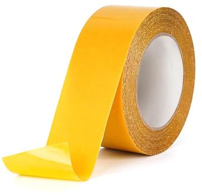 KTHZI 1 Roll Strong Double Sided Sticky Tape,Heavy Duty Universal Sticky Rolls Contact Adhesive Nano Glue Tape,50mm x 20m(2inch x 66ft)