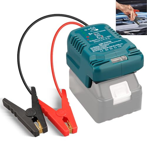 Aide au démarrage de voiture - Adaptateur de démarrage pour batterie Makita 18 V lithium-ion - Adaptateur de démarrage (batterie non incluse)