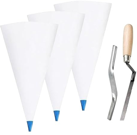 Sac à joint portable avec brique Jointer et pointeur Tuck pour installation de carrelage en PVC