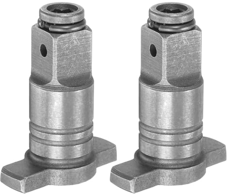 sourcing map 2pcs Electric Wrench Conversion Head 1/2 Square Drive Shaft 1/4 Hex Chuck Collect Impact Wrench Adapter Converter with Magnet for Power Sockets Screwdriver Drill Bits