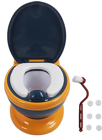 Entrenador de olla de transición para niños limpiadores desmontables, inodoros de entrenamiento simulados Prevenir el deslizamiento alto, Desarrollar la independencia del bebé