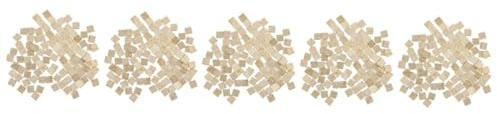VILLCASE 5 Set Argento Saldante Pretagliato Per Creazione Gioielli Saldatura Facile E Veloce Basso Resistenti E Durevoli Utensile Per Riparazioni Da Te 100 Pezzi*5