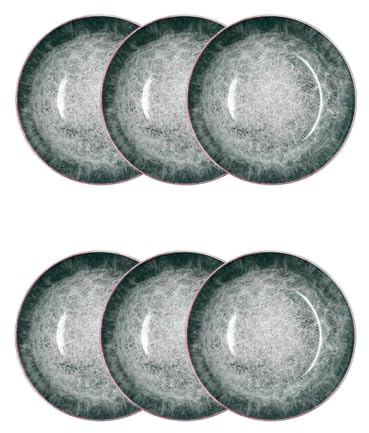 Bidasoa Stela Set 6 Platos Hondos Porcelana 20cm Porcelana Apto Microondas Apilable