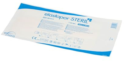 Medicazione in tessuto non tessuto elastopor STERIL con impacco assorbente, autoadesivo, sterile, 10 cm x 20 cm