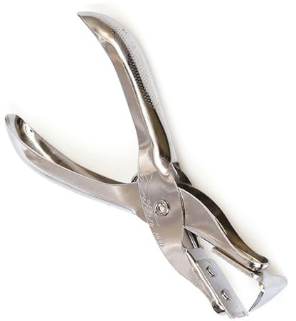Professionell häftklammerborttagare robust metall häftklamrar verktyg manuella naglar extraktionstång för dokumentmöbler silver metall nagel utdragbar verktyg