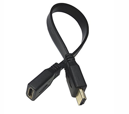 Cerrxian, cavo HDMI High Speed piatto, da maschio tipo A a femmina tipo A, lunghezza 0,3 m