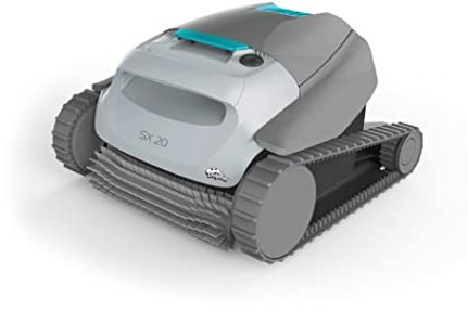 Dolphin SX 20 Robot pulitore automatico per piscina interrata e fuori terra fino a 10m - Pulizia pareti e fondo - Accessori piscina