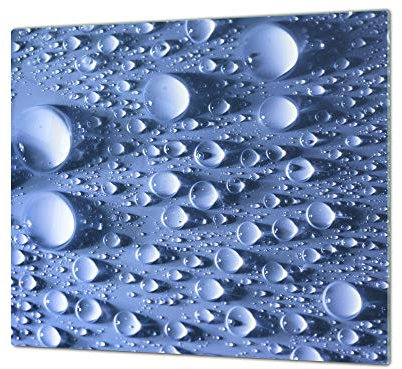 Salvaencimera de vidrio templado - Conjunto de tablas para picar - Cubre Vitro – UNA PIEZA (60 x 52 cm) o DOS PIEZAS (30 x 52 cm) 60D10