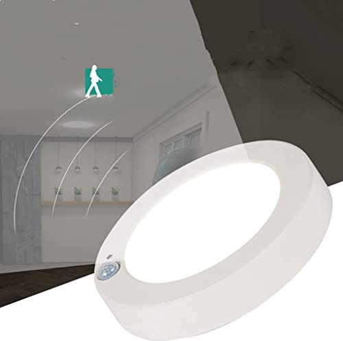 LED Moderne Deckenleuchten mit Bewegungsmelder Rund 12W Deckenlampe Flurlampe Sensorlampe Weißes Licht 6000K für Bad Balkon Küche Garage Treppe Veranda Innenlampen 24 * 4cm