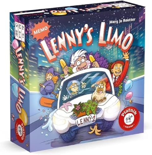 Piatnik 6688 - Lenny`s Limo/Das total verrückte Memo/Wer sammelt die meisten Passagierplättchen