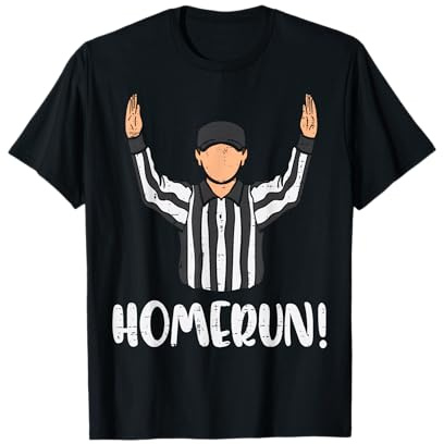 Homerun Referee American Football Sports Men Women Boys Kids T-Shirt