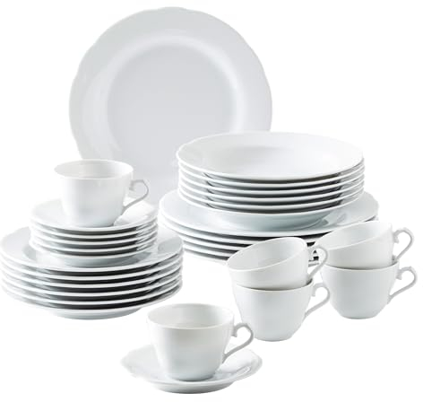KAHLA Rossella - Servizio combinato da 30 pezzi, colore: Bianco