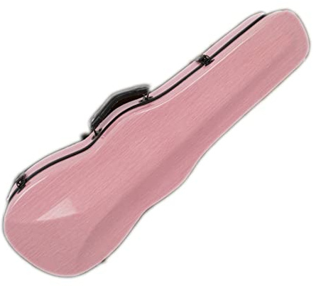 Fachmann Geigenkoffer New Pink Fashion Composite-Kohlefaser-Violinenkoffer Leichte Schulter-Violinentasche Geigenkoffer (Color : PINK, Size : 4/4)