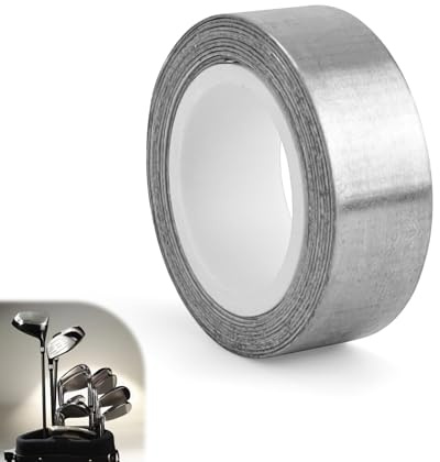 DEANKEJI 1 Stück Bleigewichtsband, Langlebig Golf Lead Tape, Selbstklebend | Bleizink Bleiklebeband, Flexibel, Einfach Anzubringen, Präzise Gewichtsanpassung, für Golfschläger, Tennis Schläger