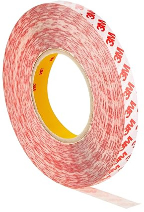 Dpm tapes - 3M GPT Doppelseitiges PET-Klebeband: starke Haftung, hält auf harten Oberflächen, Dicke 0,2 mm, beständig bis 150 °C, UV-Beständigkeit ex 9088 - (15 mm x 50 m)