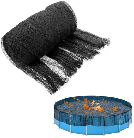 Teichnetz 12x12mm Masche Robust Vogelschutznetz Garten Laubschutz Netz Vogelnetz Vogelschutznetz Engmaschig Laubnetz Obstbaumnetz Taubennetz Gartennetz für Gärten Teiche Fischteiche (6 X 6 M)