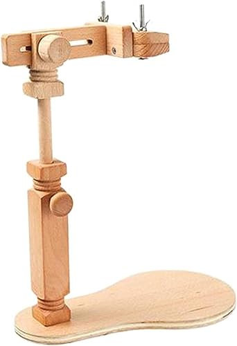 MELY Kreuzstichrahmen, universeller Stickständer, hoch Verstellbarer Holzständer, Stickrahmen, Holzstichständer, Halter for Erwachsene und Anfänger