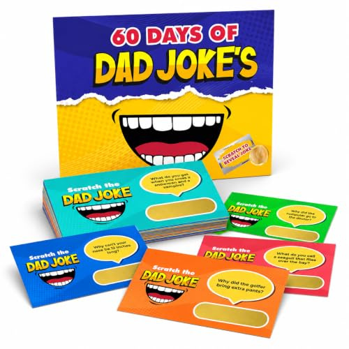 Funny Dad Jokes Birthday Gift for Him Christmas Xmas Male Stocking Filler