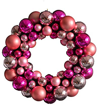 Weihnachtskranz, 35 cm, hängende Ornamente, Anhänger, Zubehör für Weihnachten, Festival, Neujahr, Party, Türdekoration