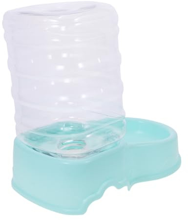 Abaodam Distributeur Eau Potable pour Animaux Plastique Abreuvoir Automatique Et Mangeoire pour Chats Et Chiens Fontaine à Eau Pratique Et Élégante pour Usage Domestique Et Professionnel