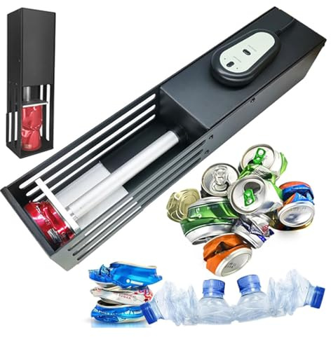 Broyeur De Canettes Electrique de soda en aluminium électrique de 16 oz/12 oz, compresseur portable de bureau en aluminium, automatique