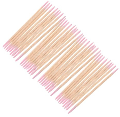 SOESFOUFU 1500 Stück Spitz Wattestäbchen Doppelseitige Wattestäbchen für Microblading Make Up und Nageldesign