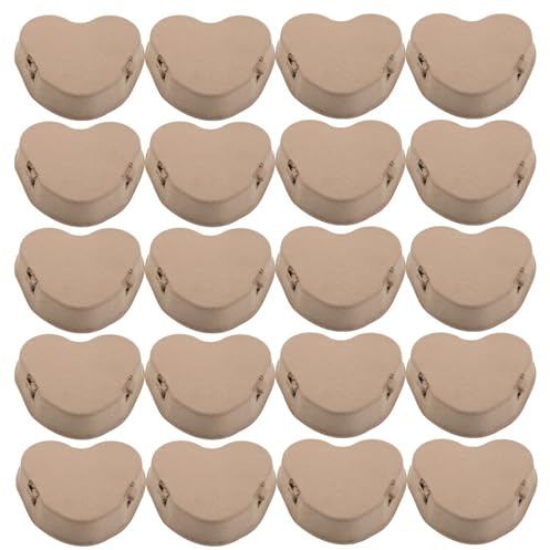 COLLBATH 30 Scatole per Uova a Forma di Cuore - Scatola per Uova in Carta di Cellulosa per Imballaggio di San E Decorazione Della Fattoria