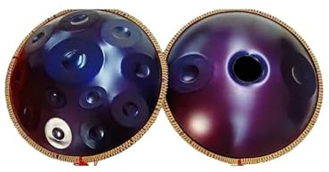 handpan, 432 Hz, 440 Hz, 14 Noten, 22 Zoll, professionelle Stahl-Handpan-Trommel in d-Moll,for Professional Performance(440hz purple 14-tone)