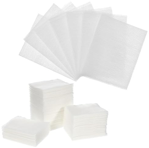 IDEANATEGRATE Discos de Algodón para Desmaquillar Multiusos, 2 Paquetes de 200 Piezas cada Uno, Algodón Blanco Resistente al Desgaste y Gran Capacidad para Cuidado Facial