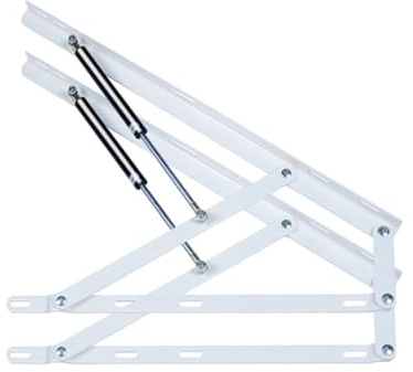 Generico Meccanismo Di Sollevamento Del Letto Da 2,4-4,9 Piedi, Kit Idraulico For Con Molla A Gas, Capacità Carico 45-80 Kg, Design Cerniera A Pieghevole, For Divano Contenitore(150cm/59inch)