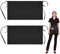2 Pack Black Waist Apron with Pockets for Home, Kitchen, Restaurant Work