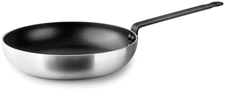 LACOR Garinox - 14718 - Padella antiaderente Kai, Padella in alluminio, ILAG ULTIMATE Antiaderente, Manico in Ferro Battuto, Massima Durata e Resistenza, Senza PFOA, Adatta al Forno, Ø18cm