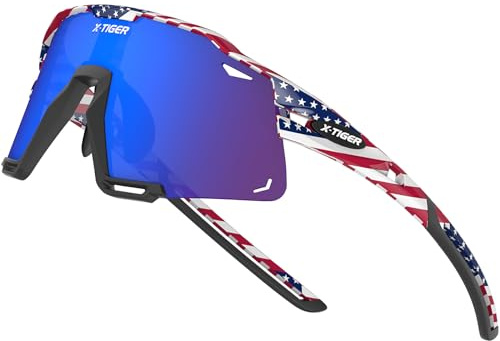 X-TIGER Polarized Kids Sunglasses Youth Baseball Sunglasses UV400 Boys Girls Sports Sun Glasses for Softball Cycling Scooter